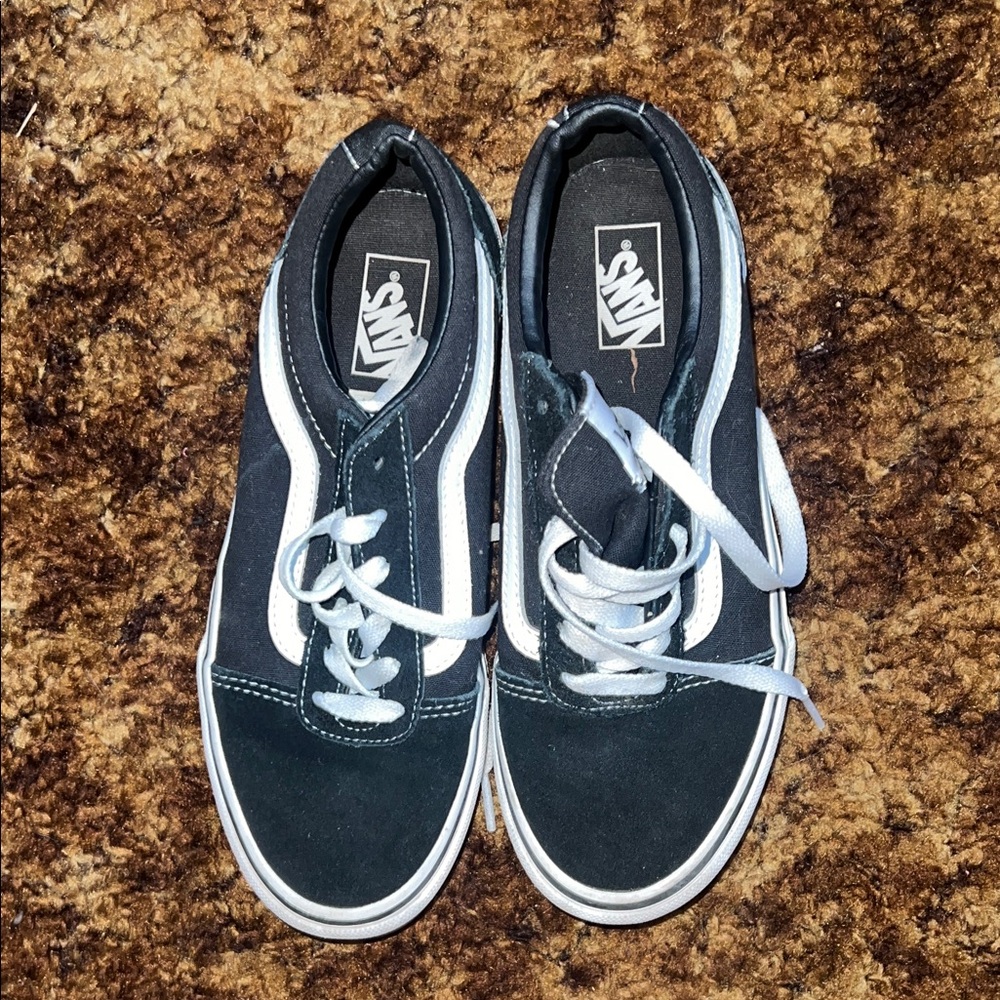 Vans Black and White Sneakers